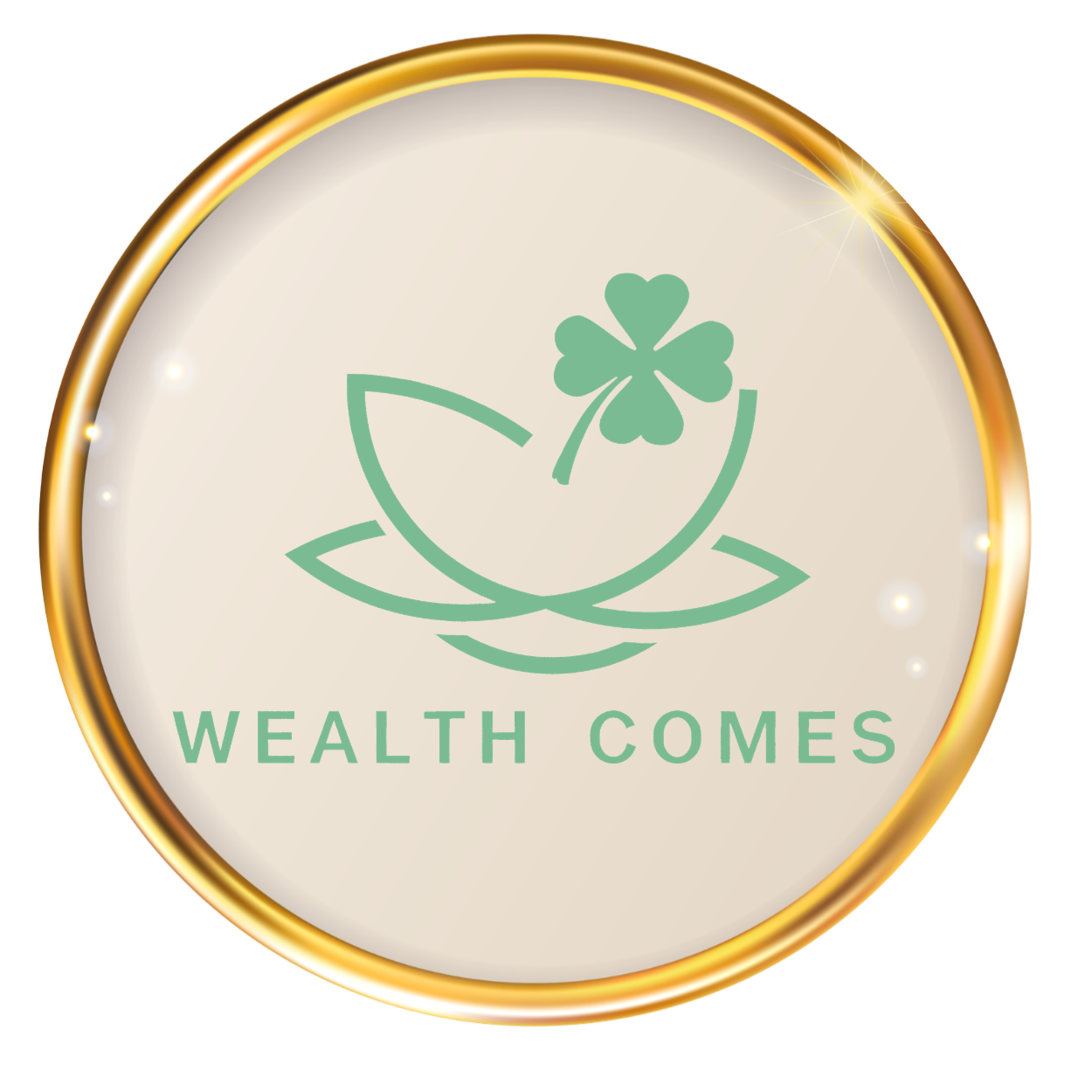 WEALTH COMES CAFÉ Logo